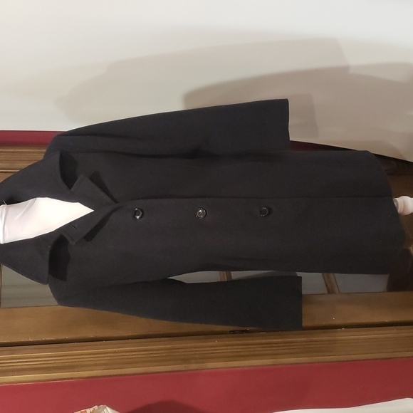 JONES New York Wool 14p Gray Coat - Picture 1 of 10